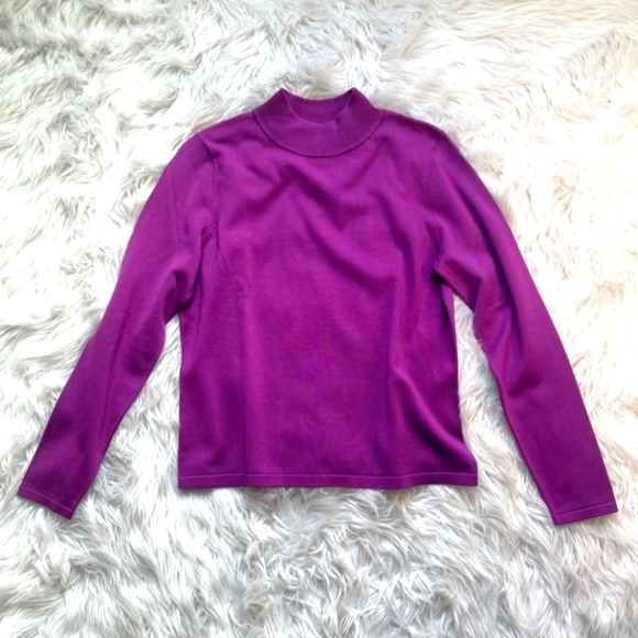 Pendleton Sweaters - Pendleton Silk Blend Mock Turtleneck Sweater Small